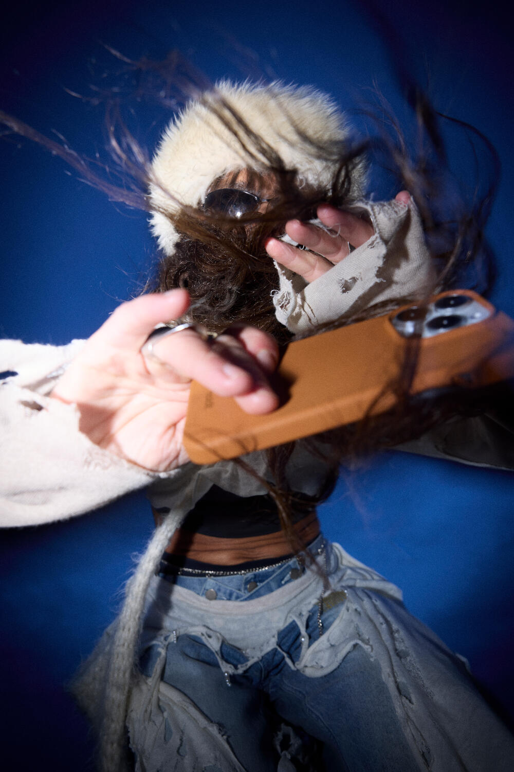 Silicone iPhone cover - Almond brown